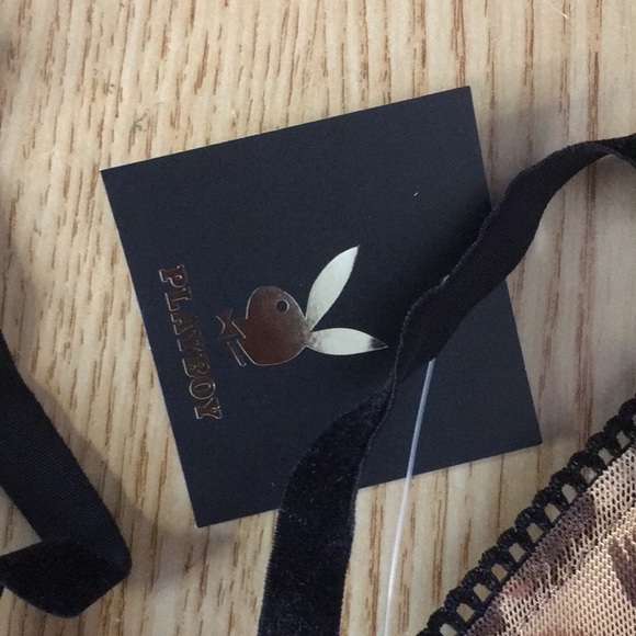 New Playboy Animal Print 1pc Lingerie Teddy Sm Med - Picture 5 of 9